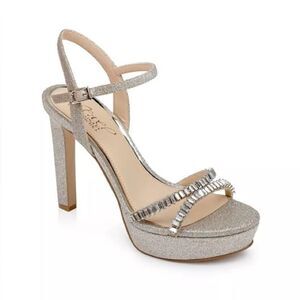 Jewel Badgley Mischka | Gallant Platform Evening Sandals